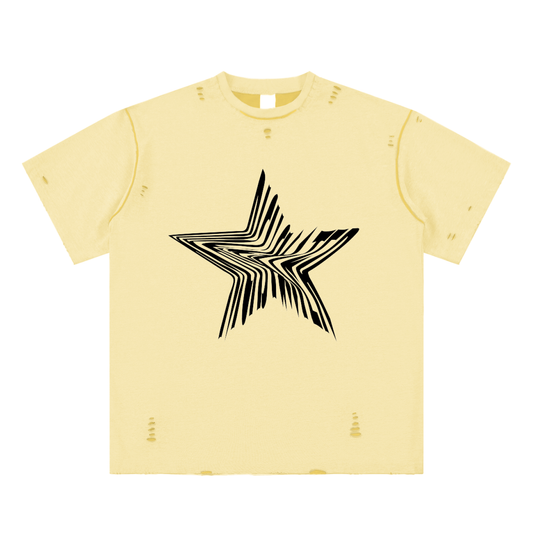 Distressed Star Tee